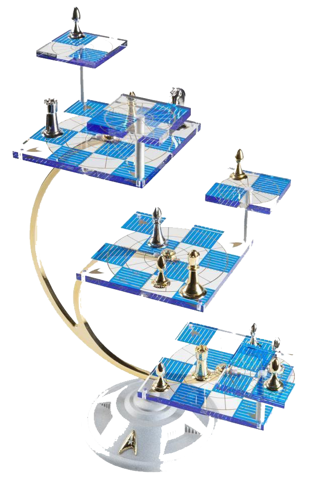 Star Trek Tri-Dimensional Chess Set  Tabuleiro de xadrez, Xadrez chess,  Tabuleiro